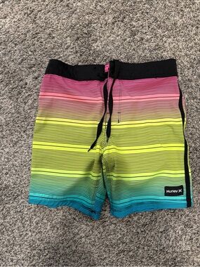 Hurley Neon Board Shorts- worn once